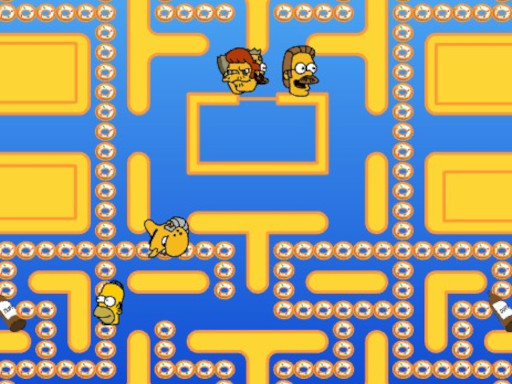 Simpsons Pacman Game